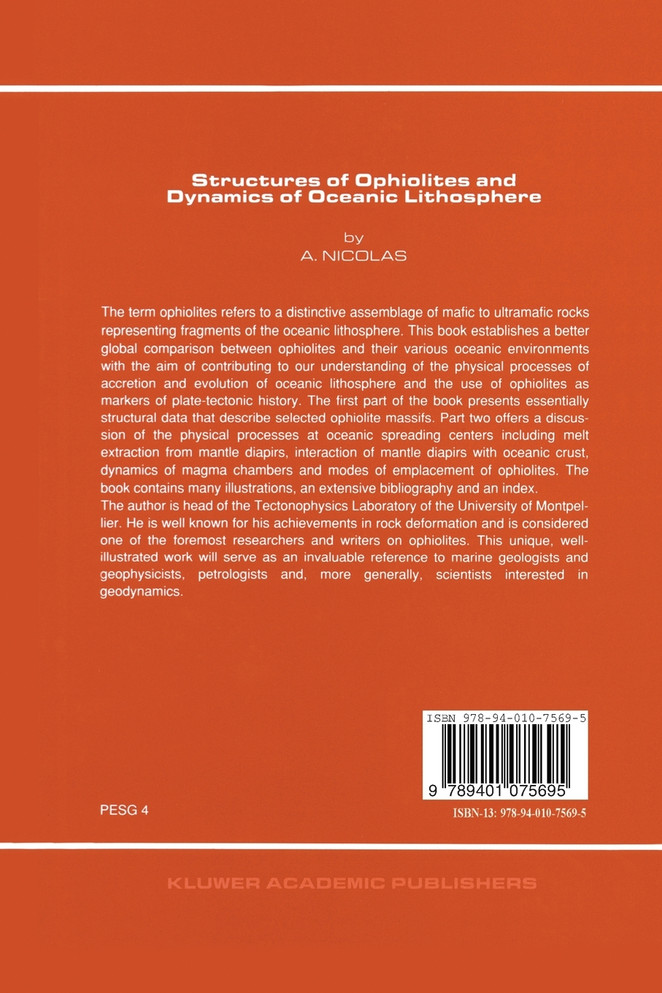 Structures of Ophiolites and Dynamics of Oceanic Lithosphere