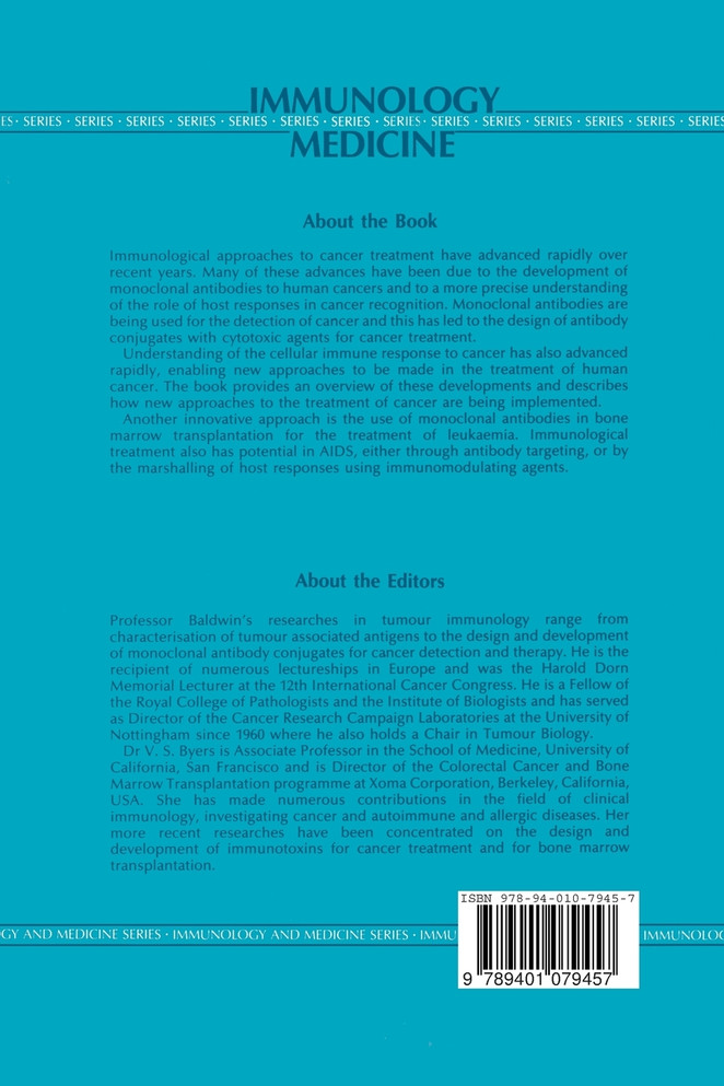 Immunology of Malignant Diseases