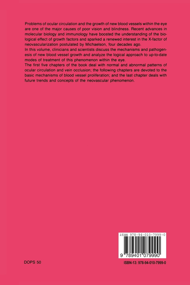 Ocular Circulation and Neovascularization