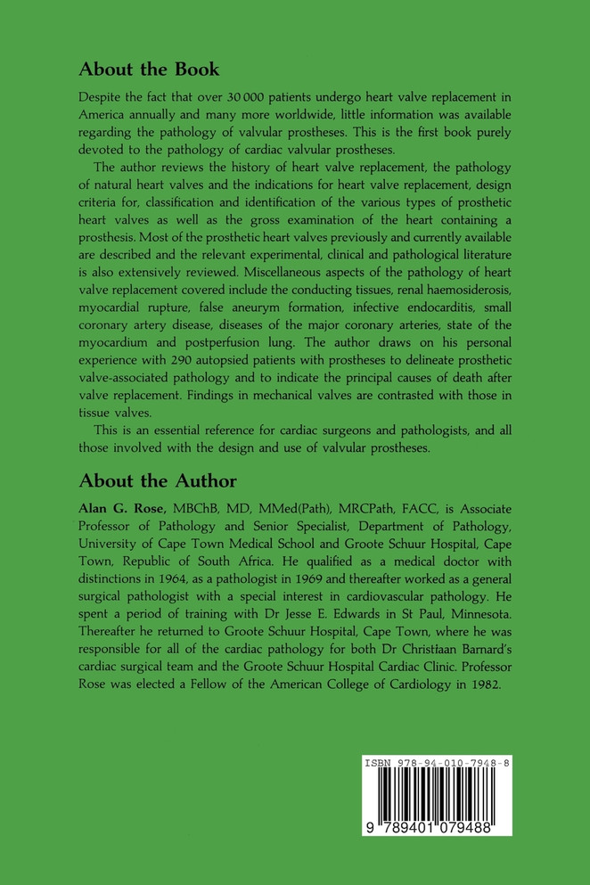 Pathology of Heart Valve Replacement