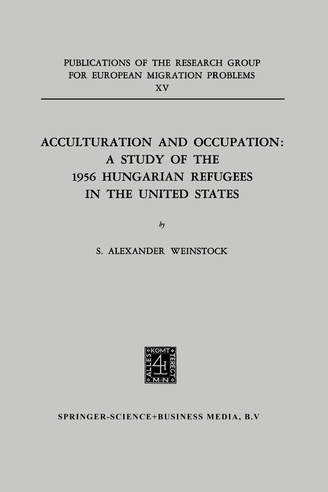 Acculturation and Occupation