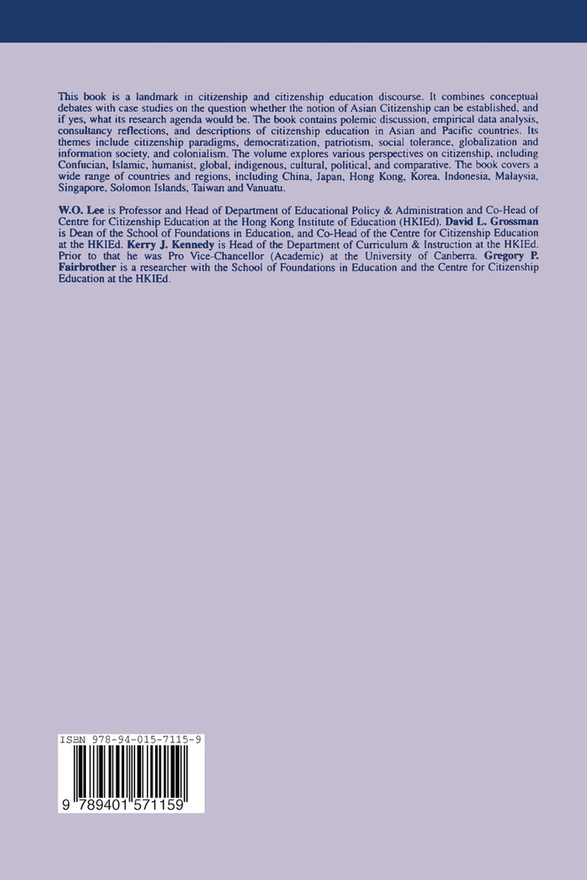Citizenship Education in Asia and the Pacific