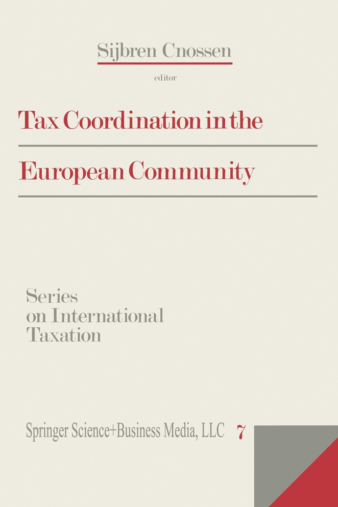 Tax Coordination in the European Community
