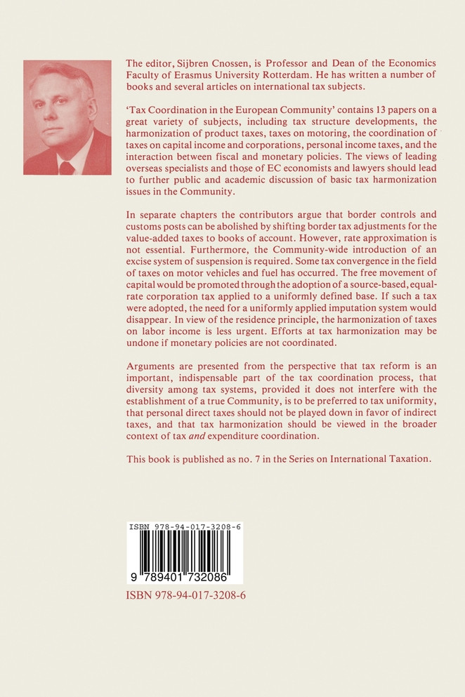 Tax Coordination in the European Community