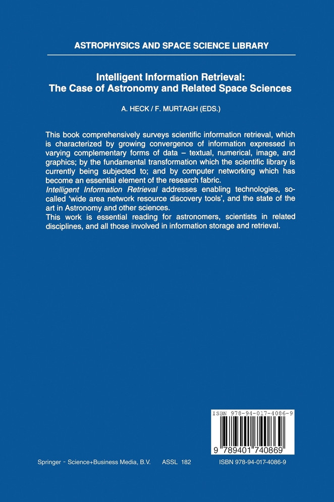 Intelligent Information Retrieval