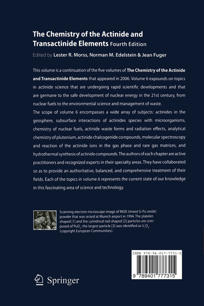 The Chemistry of the Actinide and Transactinide Elements (Volume 6)