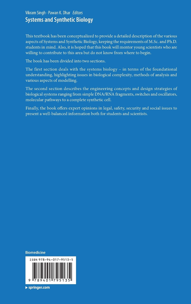 Systems and Synthetic Biology