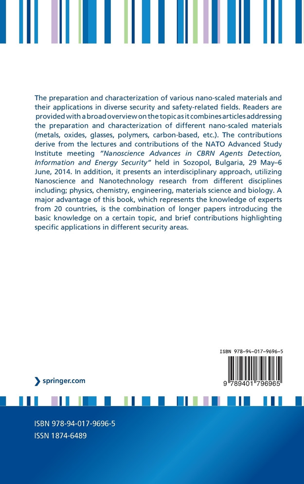 Nanoscience Advances in CBRN Agents Detection, Information and Energy Security