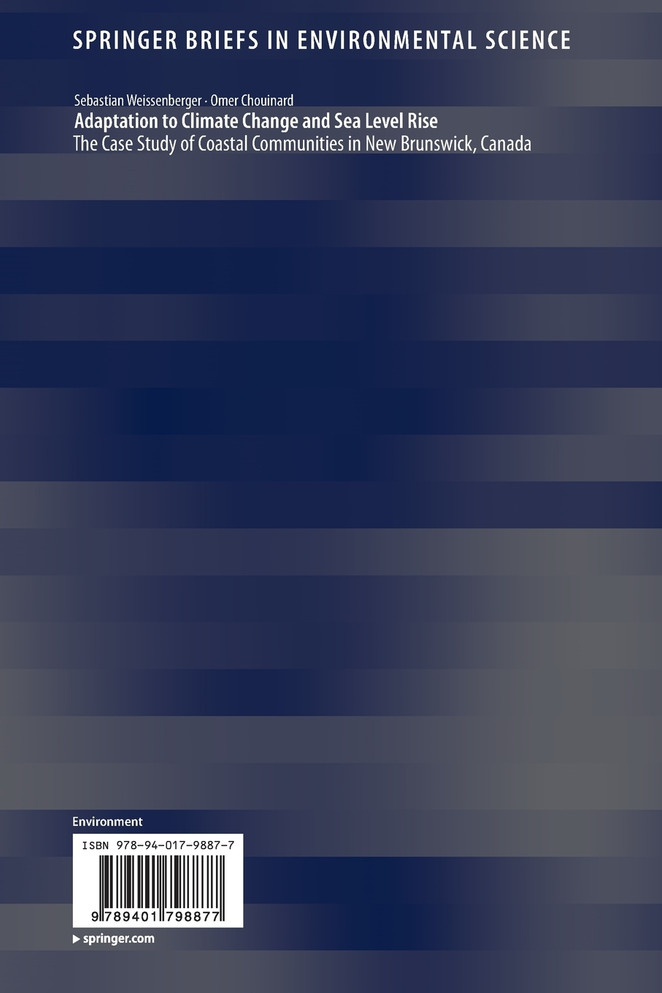 Adaptation to Climate Change and Sea Level Rise Adaptation to Climate Change and Sea Level Rise