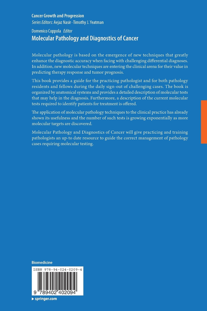 Molecular Pathology and Diagnostics of Cancer