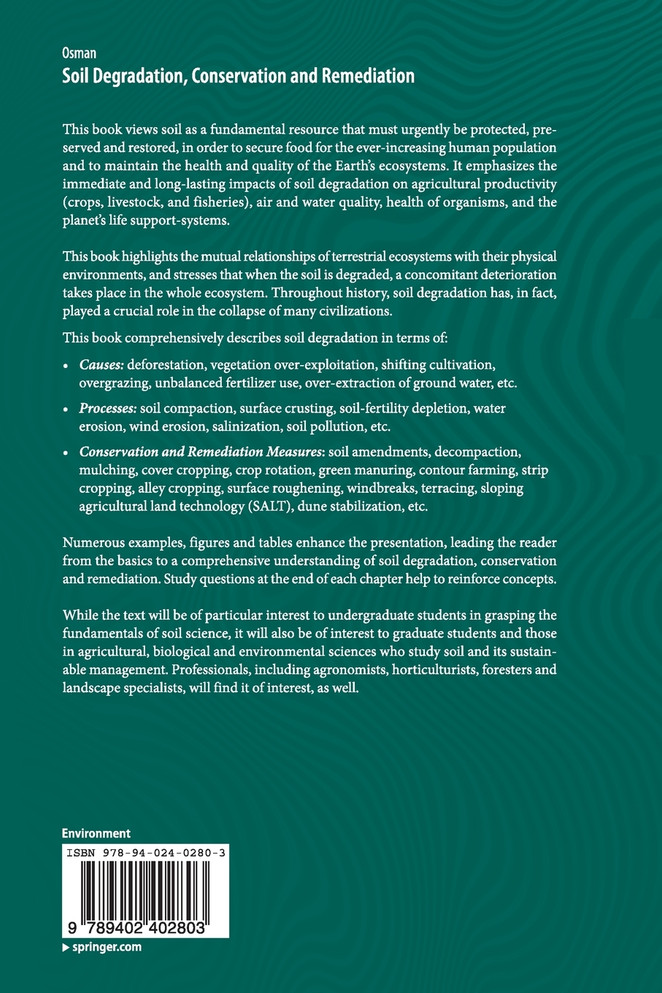 Soil Degradation, Conservation and Remediation