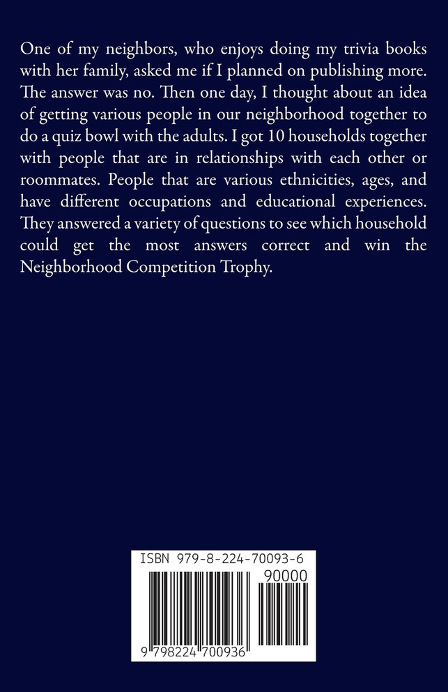 The Neighborhood Competition