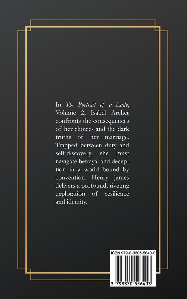 The Portrait of a Lady, Volume 2