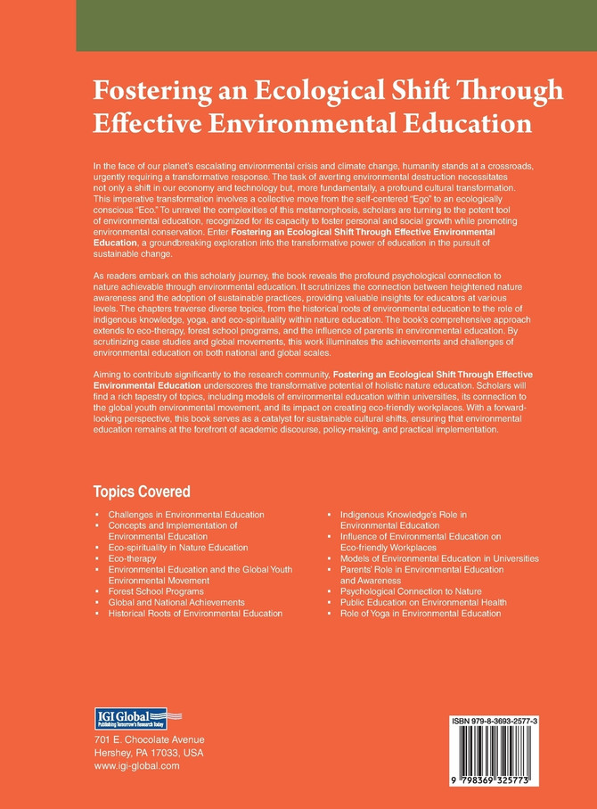 Fostering an Ecological Shift Through Effective Environmental Education