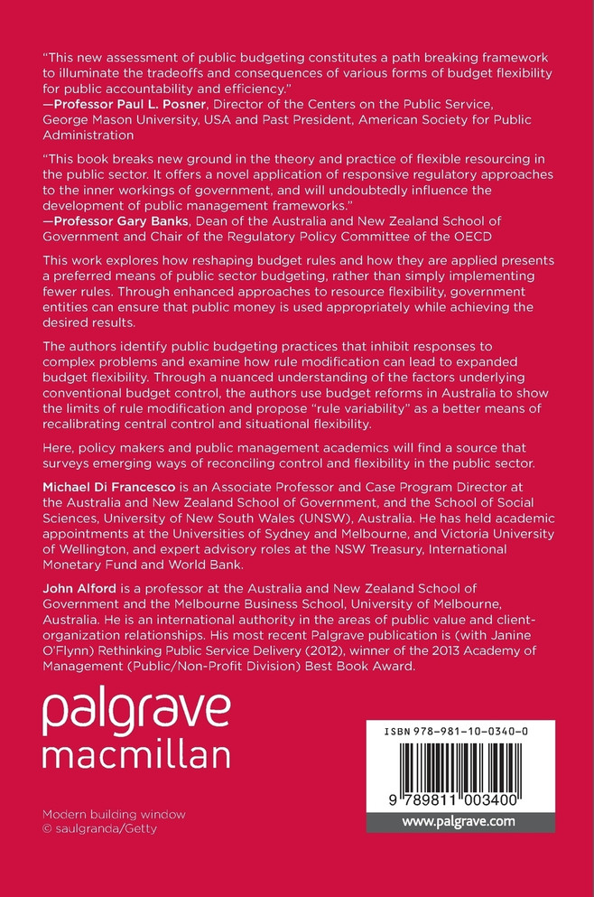 Balancing Control and Flexibility in Public Budgeting
