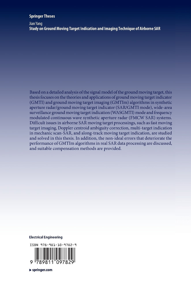 Study on Ground Moving Target Indication and Imaging Technique of Airborne SAR