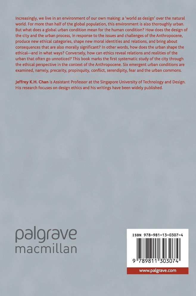Urban Ethics in the Anthropocene