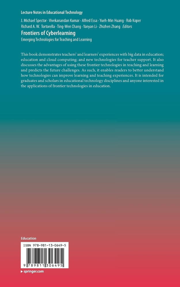 Frontiers of Cyberlearning