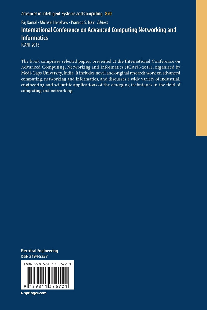 International Conference on Advanced Computing Networking and Informatics