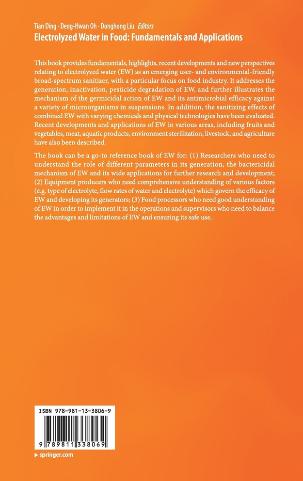 Electrolyzed Water in Food