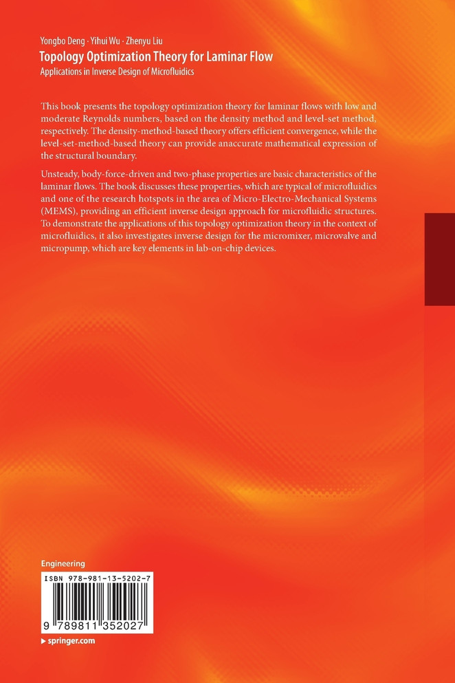 Topology Optimization Theory for Laminar Flow