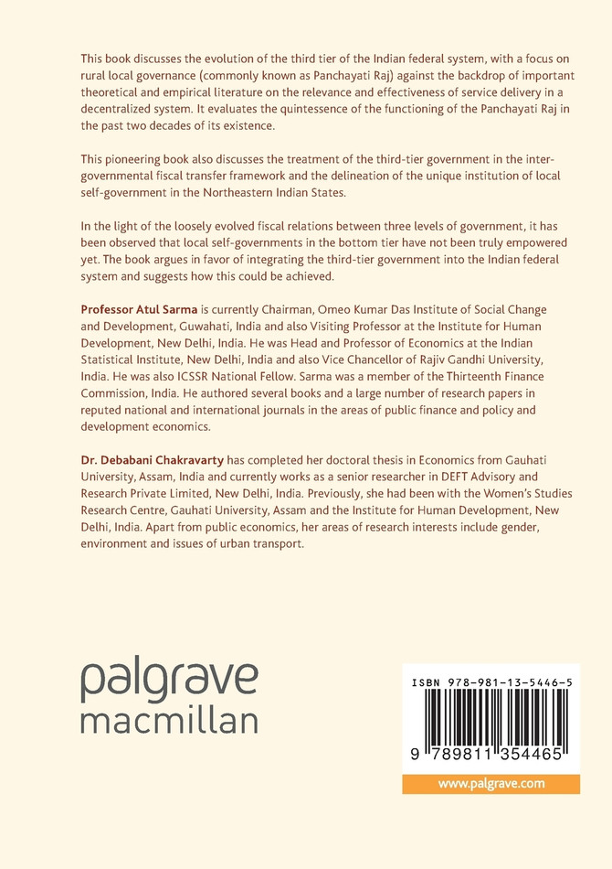 Integrating the Third Tier in the Indian Federal System