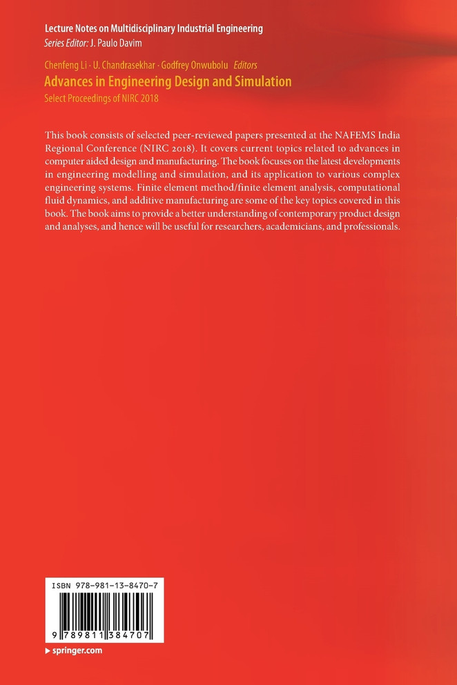 Advances in Engineering Design and Simulation