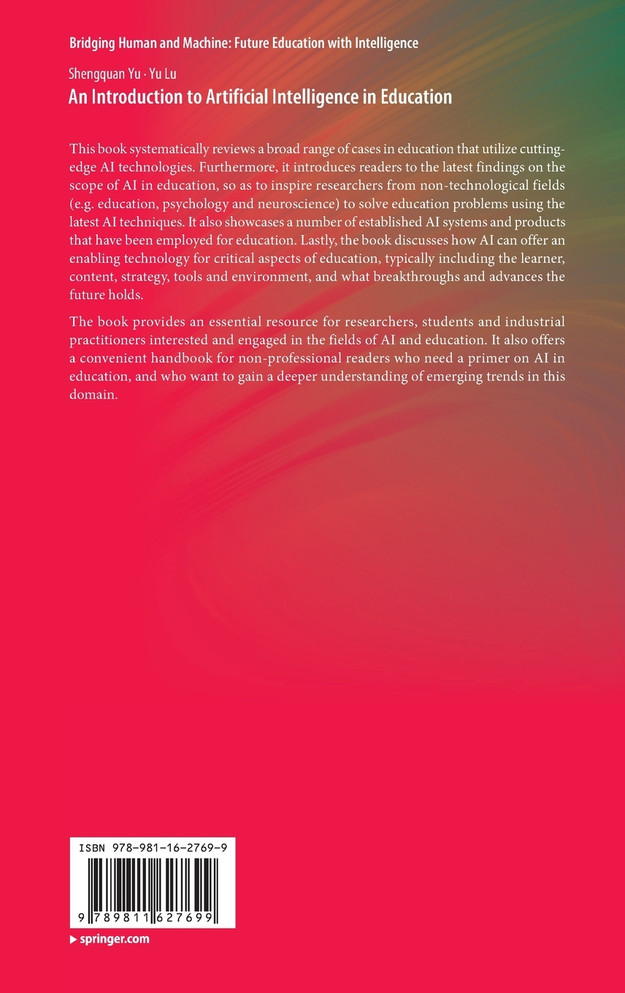 An Introduction to Artificial Intelligence in Education