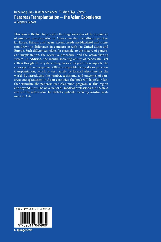 Pancreas Transplantation - the Asian Experience