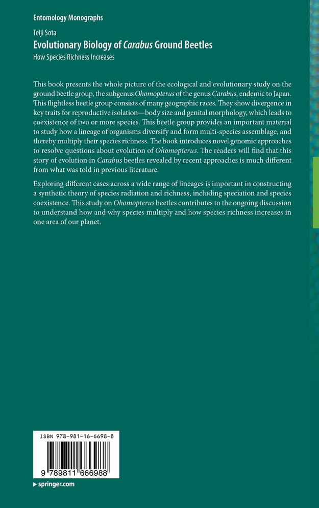 Evolutionary Biology of Carabus Ground Beetles