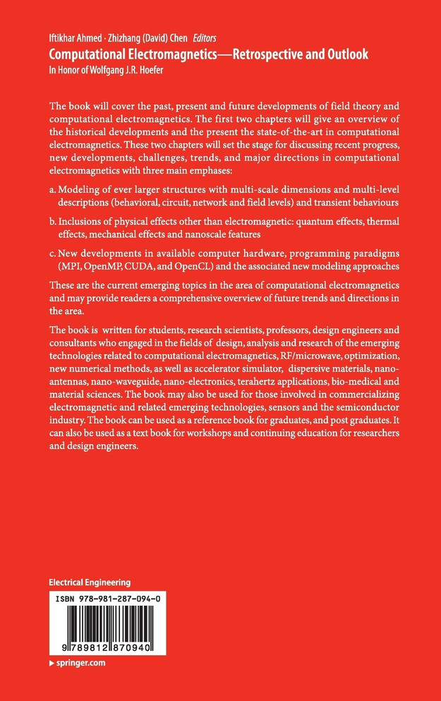 Computational Electromagnetics-Retrospective and Outlook