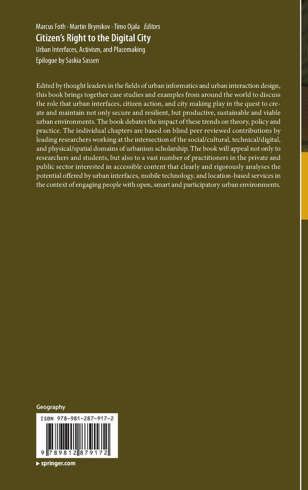 Citizen's Right to the Digital City