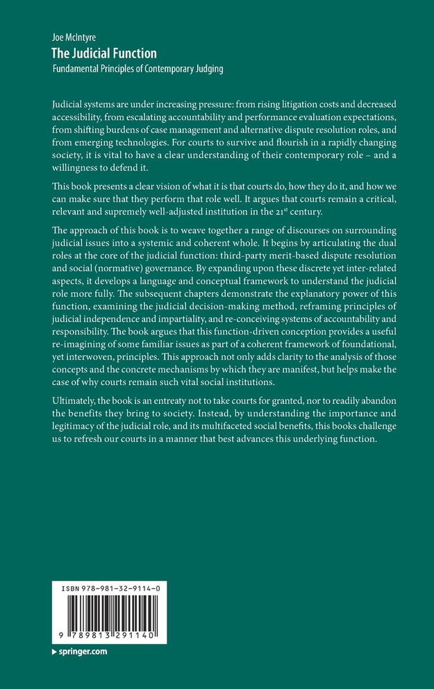 The Judicial Function