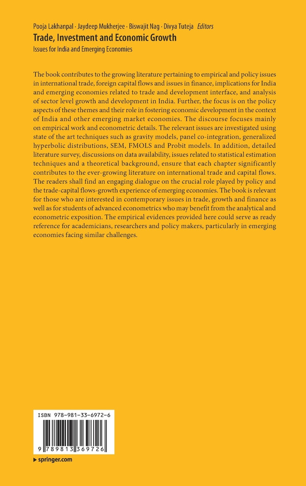 Trade, Investment and Economic Growth