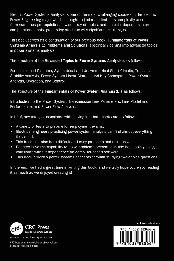 Advanced Topics in Power Systems Analysis