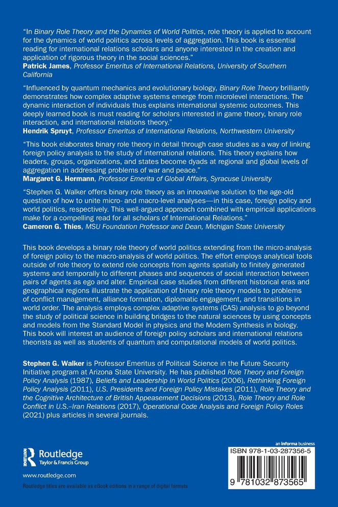 Binary Role Theory and the Dynamics of World Politics