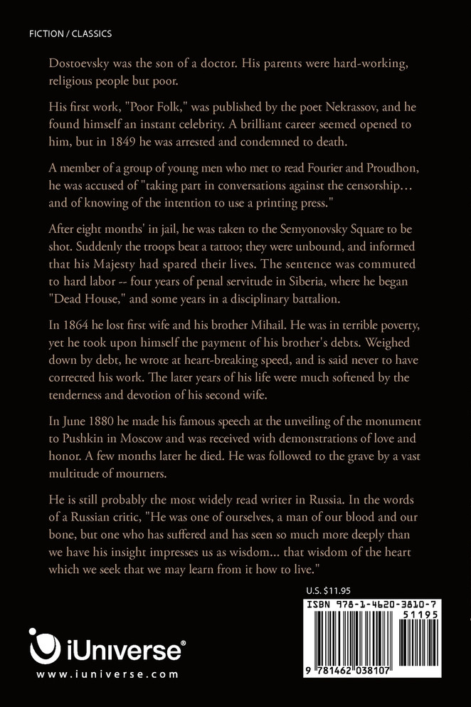 Crime and Punishment by Fyodor Dostoevsky