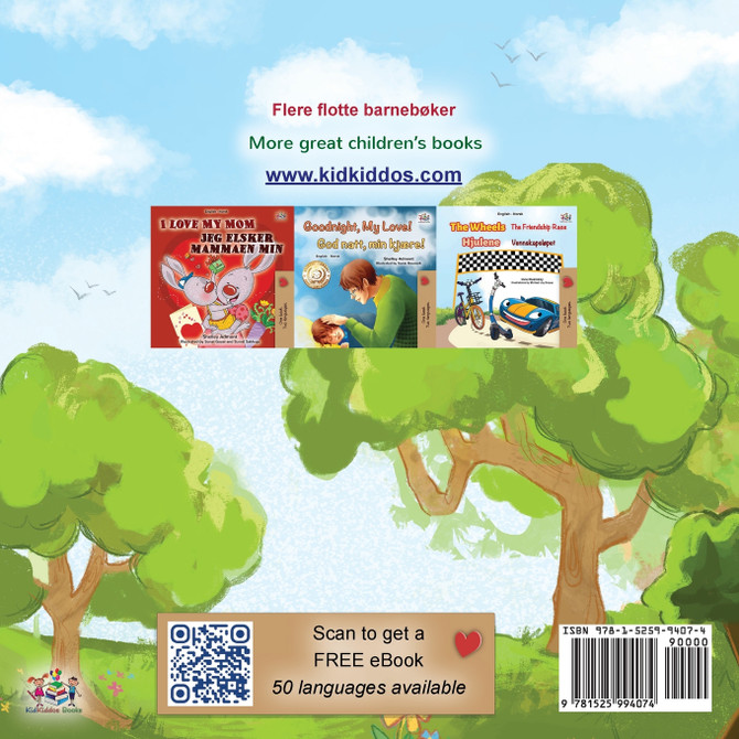 The Traveling Caterpillar (Norwegian English Bilingual Book for Kids)