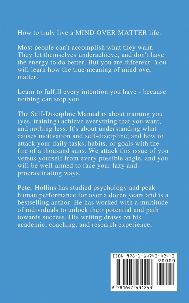 The Self-Discipline Manual