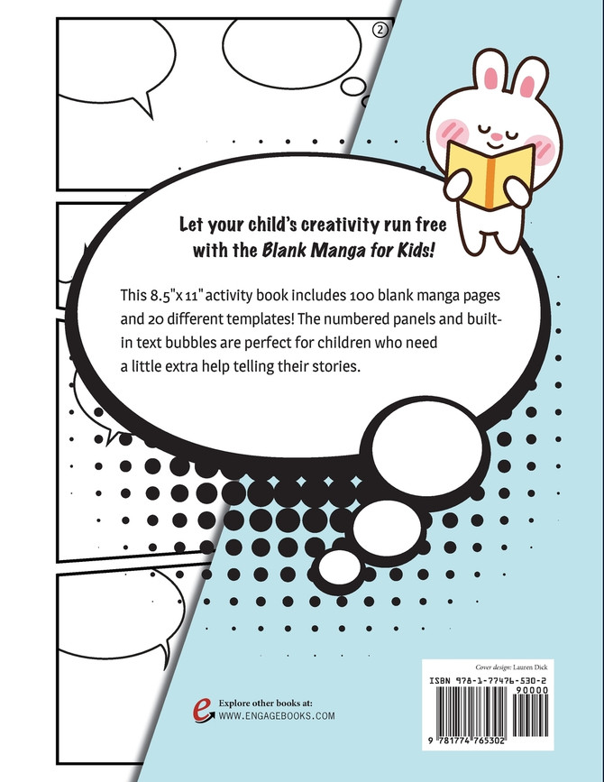 Blank Manga for Kids (Ages 4-8, 8-12)