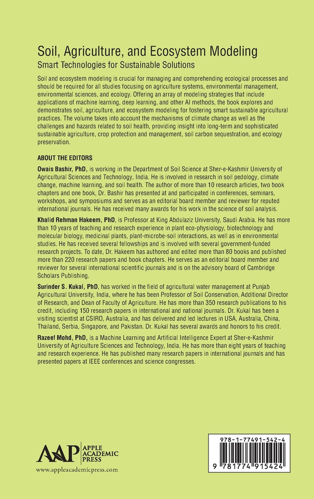 Soil, Agriculture, and Ecosystem Modeling