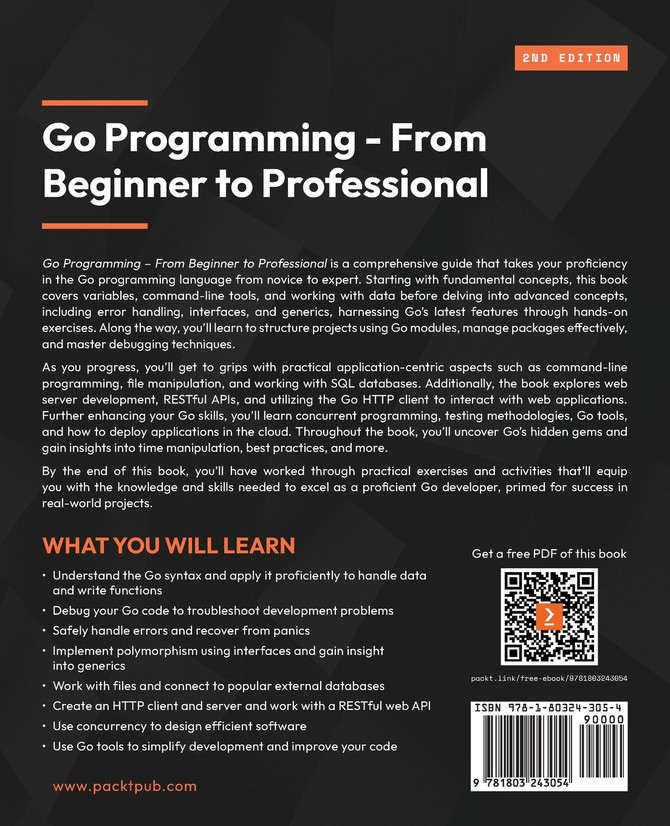 Go Programming - From Beginner to Professional - Second Edition