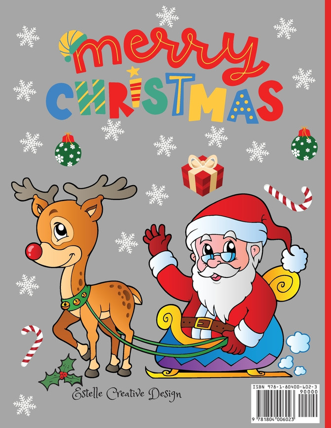 Christmas Activity Book for Kids Ages 3-5
