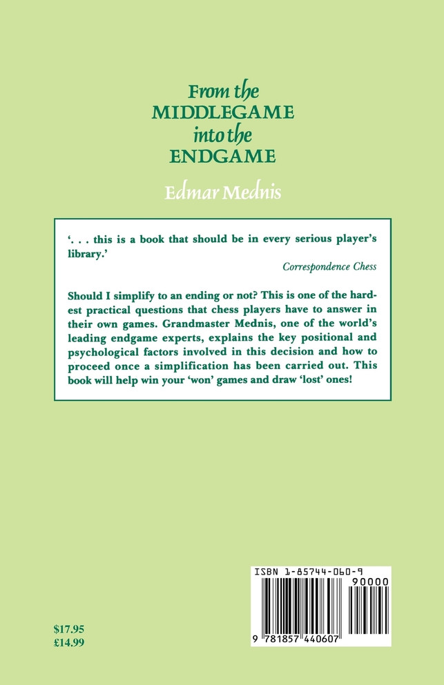 From Middlegame to Endgame