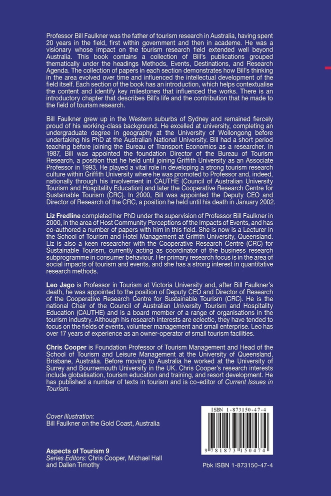Progressing Tourism Research - Bill Faulkner