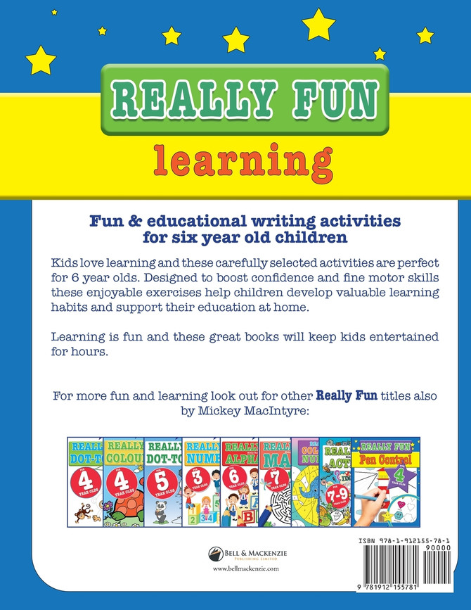 Really Fun Writing Workbook For 6 Year Olds