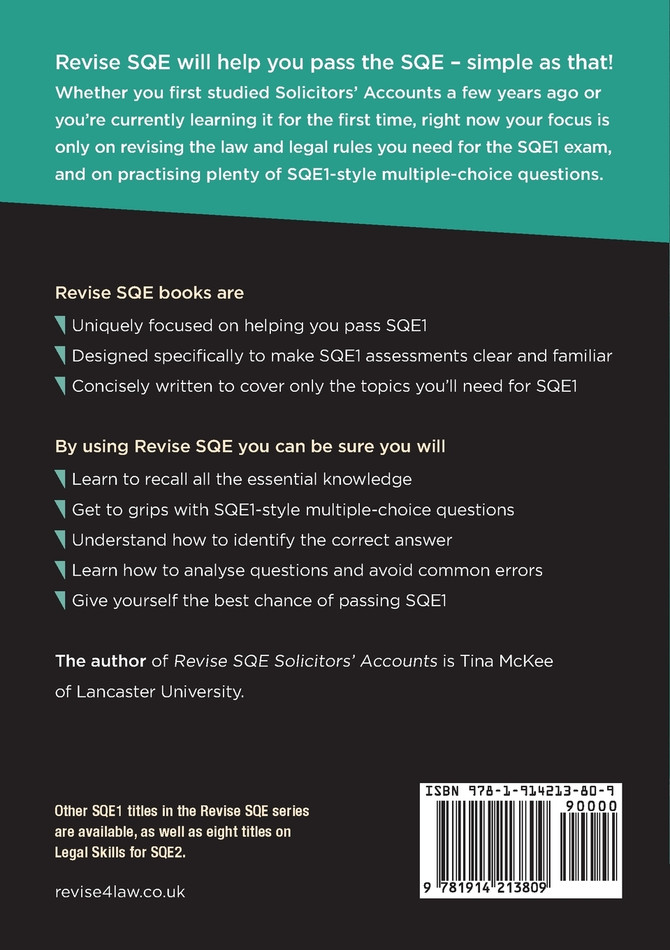 Revise SQE Solicitors' Accounts