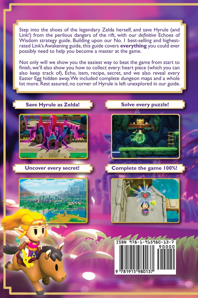 The Legend of Zelda Echoes of Wisdom Strategy Guide Book (Full Color Premium Hardback)