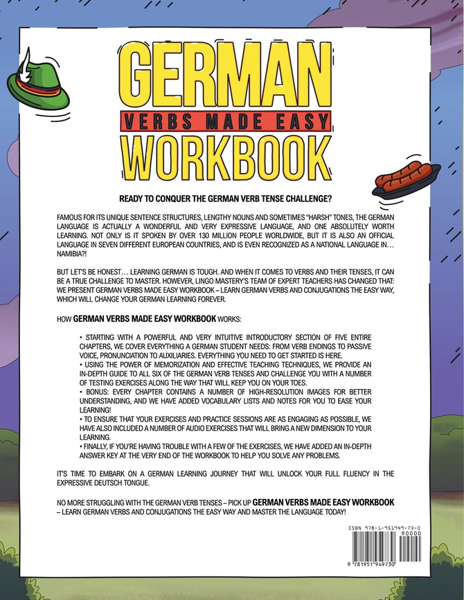 German Verbs Made Easy Workbook