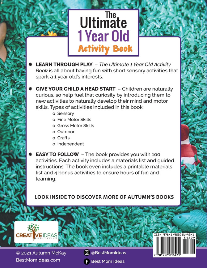 The Ultimate 1 Year Old Activity Book